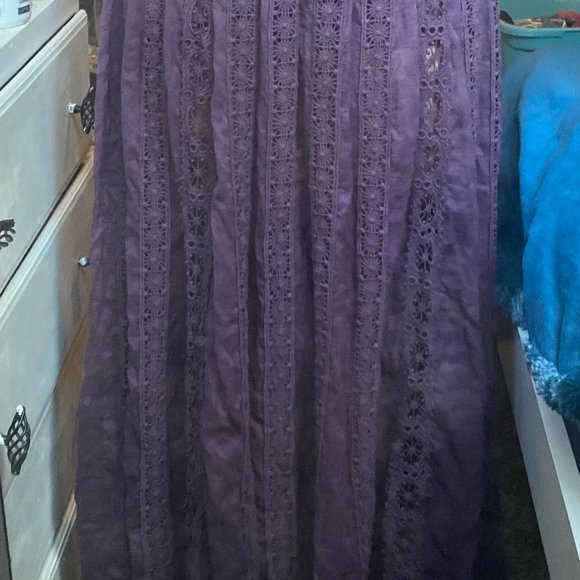 FP one purple floor length skirt - Picture 2 of 4